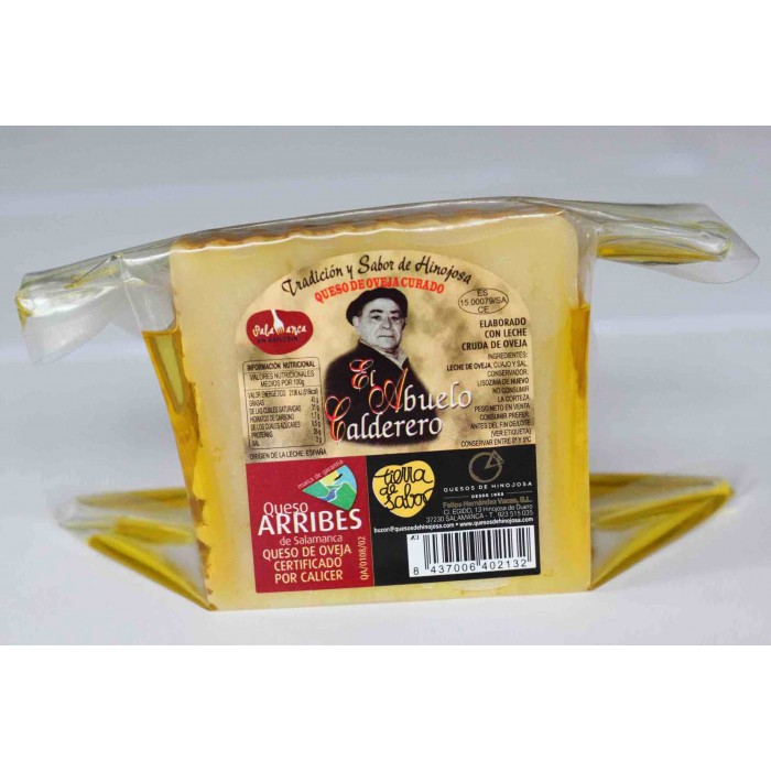 Queso  en aceite de oliva - 1/4 de queso grande El abuelo calderero