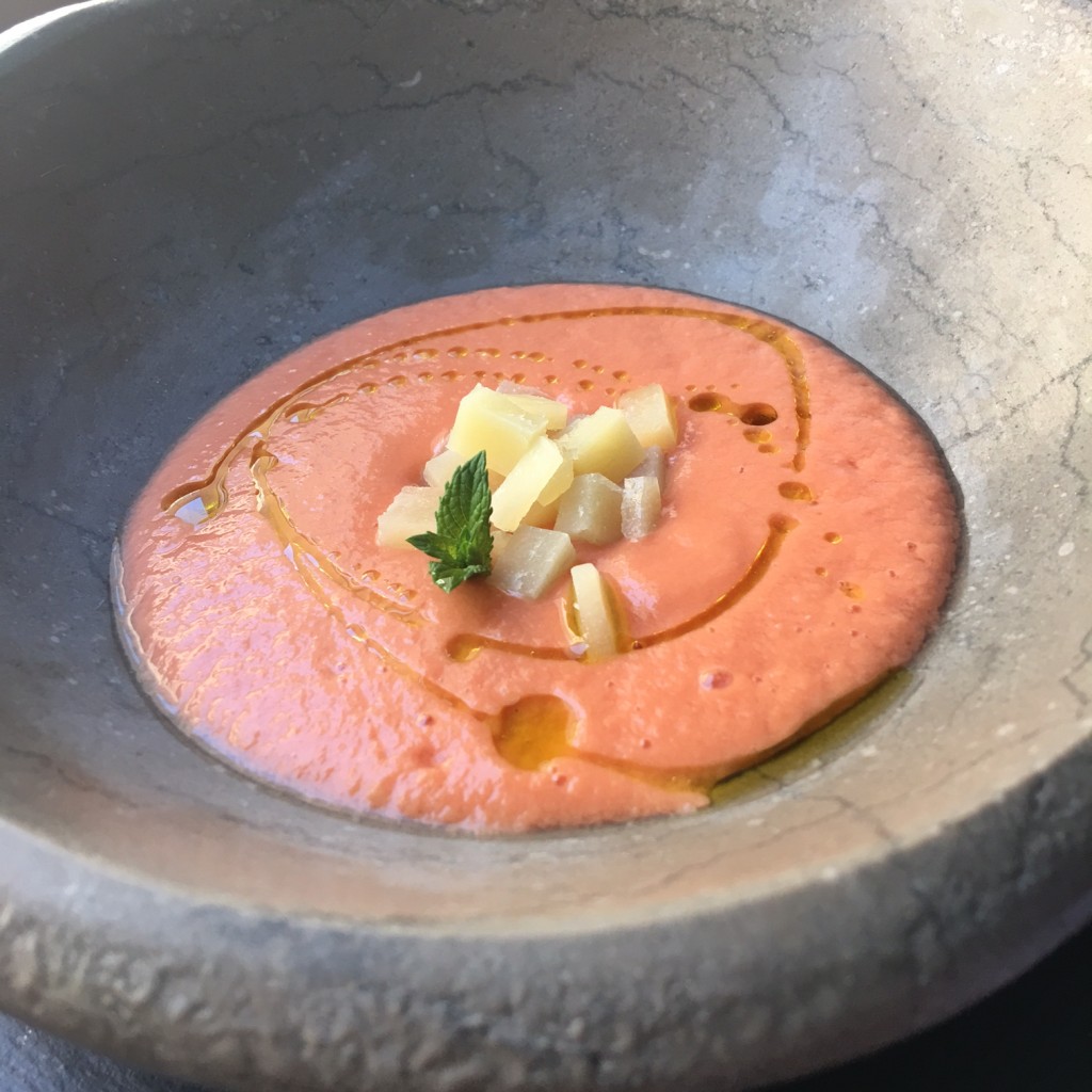 Salmorejo con Queso Hinojosa